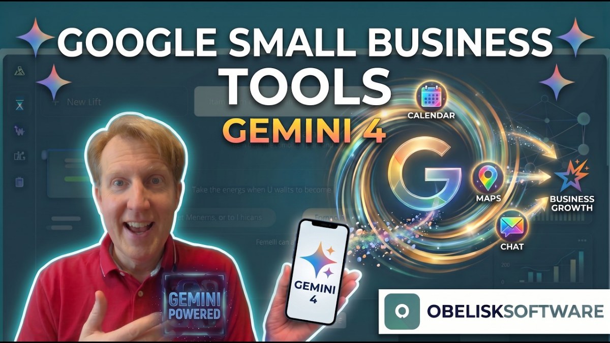 AI Augmented video thumbnail: Gemini small business tools