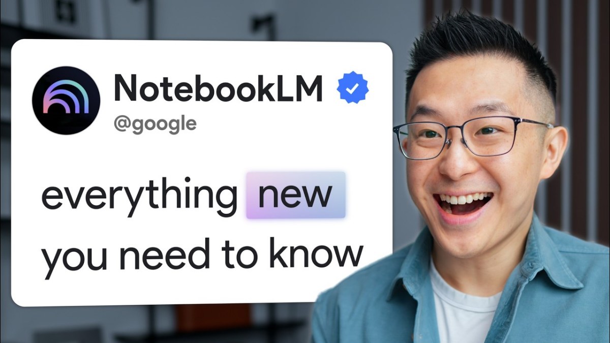 Jeff Su video thumbnail: NotebookLM changed completely