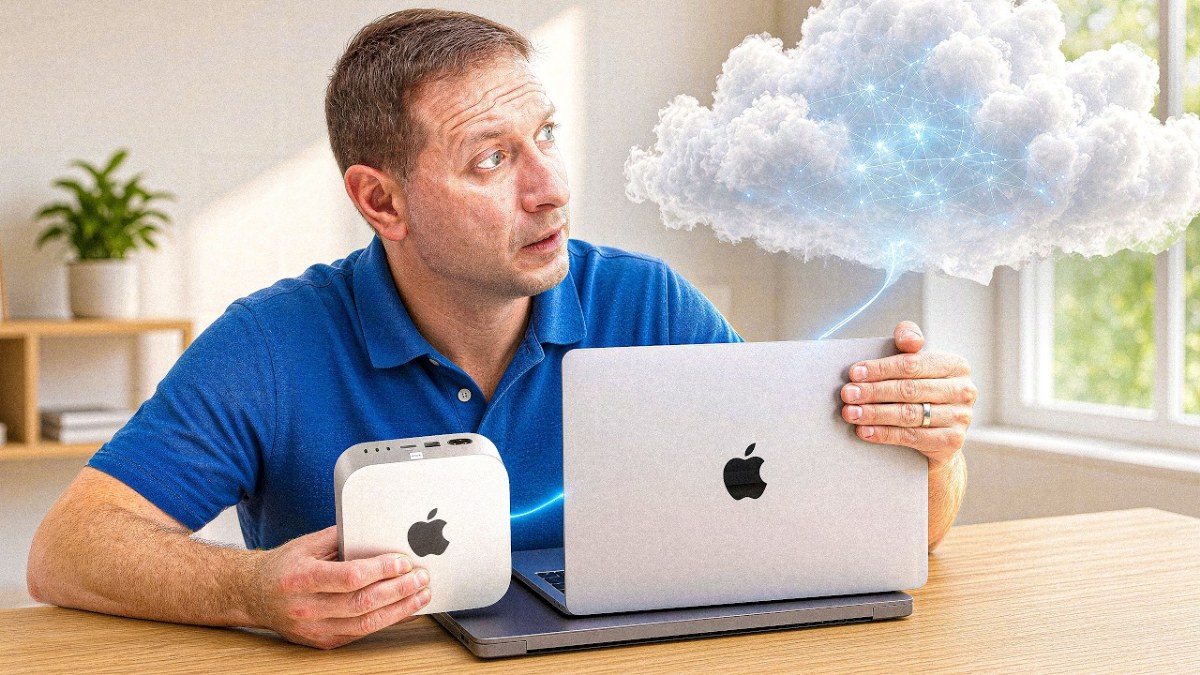 Alex Ziskind video thumbnail: local AI and the cloud start sharing