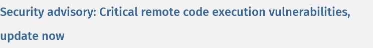 Original PHP security advisory heading, 21 October 2026
