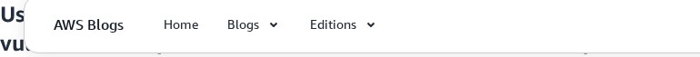 AWS Security Blog heading on PHP2Shell mitigation guidance